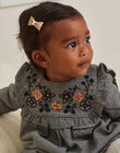 Baby girl houndstooth print dress BAMARION / 21H1BFM1ROB090